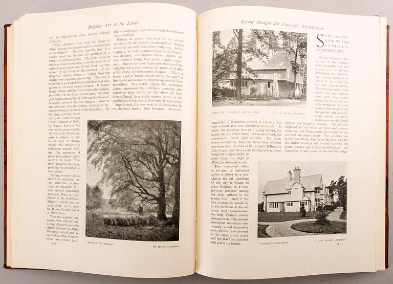 26 hardcover volumes of "The Studio", London 1901-16.