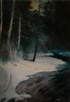 REIJO MELLER, oil on canvas, signed and dated -77.