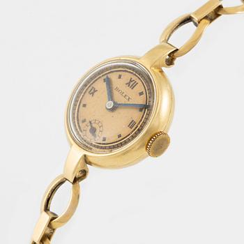 Rolex, armbandsur, 18K guld, 19 mm.