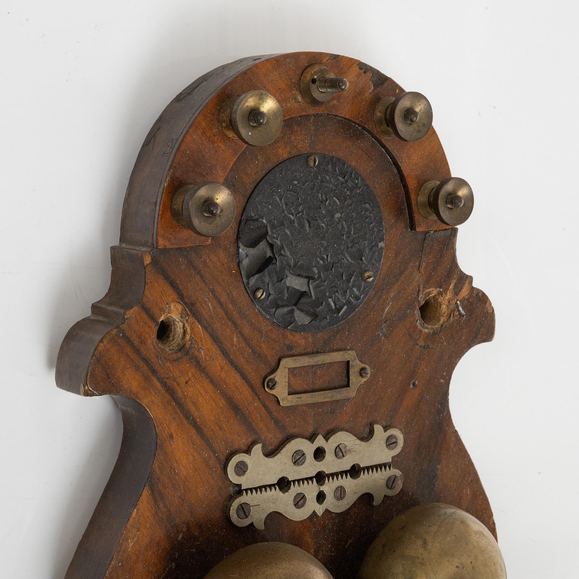 A wall mounted telephone, L.M. Ericsson, Stockholm, early 20th century.