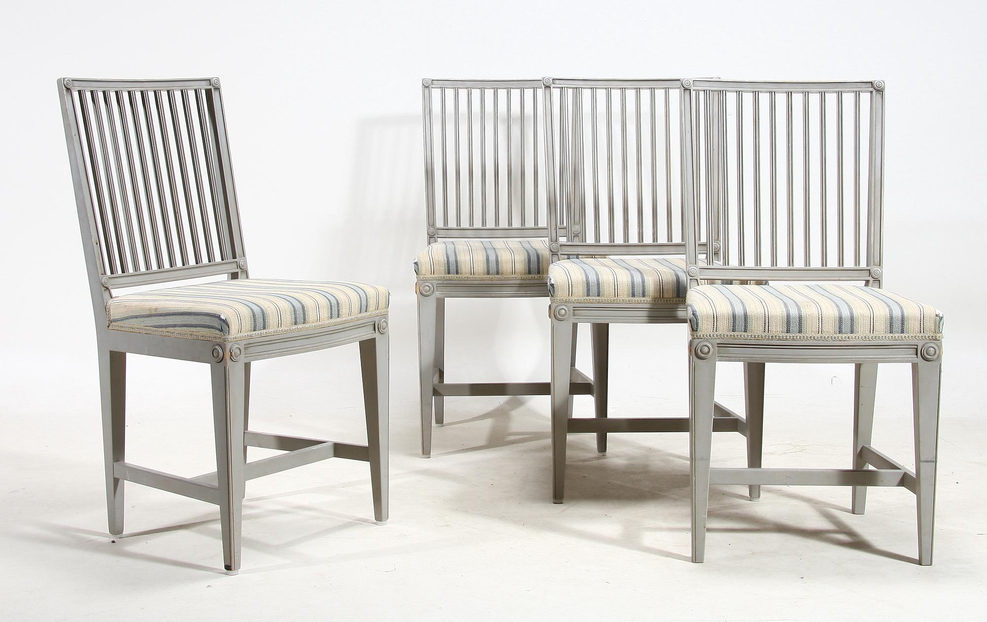 MATSALSGRUPP, 5 delar, gustaviansk stil 1900-tal.