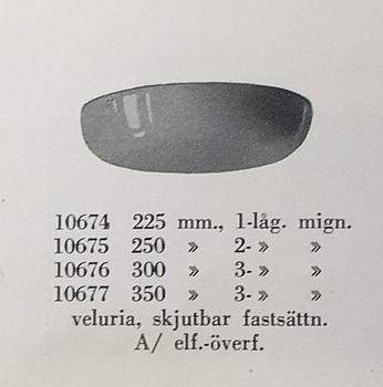 Harald Notini, a pair of ceiling lamps model "10676", Arvid Böhlmarks Lampfabrik, Stockholm, 1930s.