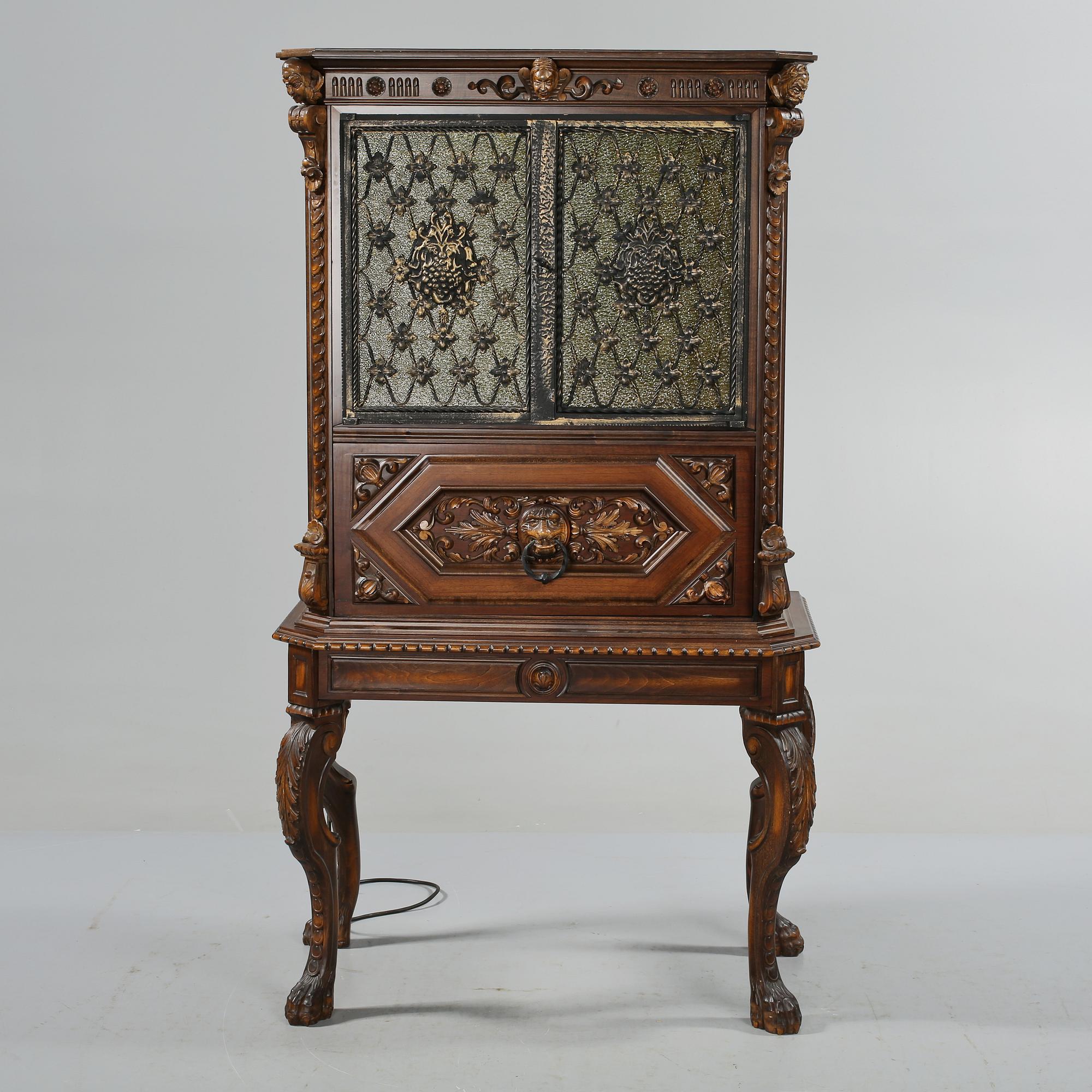 BARSKÅP, barockstil, 1900-talets andra hälft.