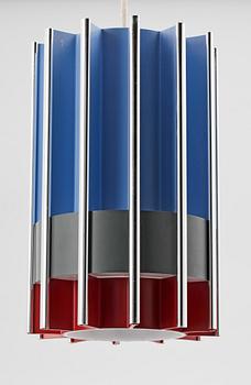 TAKLAMPA, aluminium, Bent Karlby, Lyfa, Danmark, 1900-talets andra hälft.