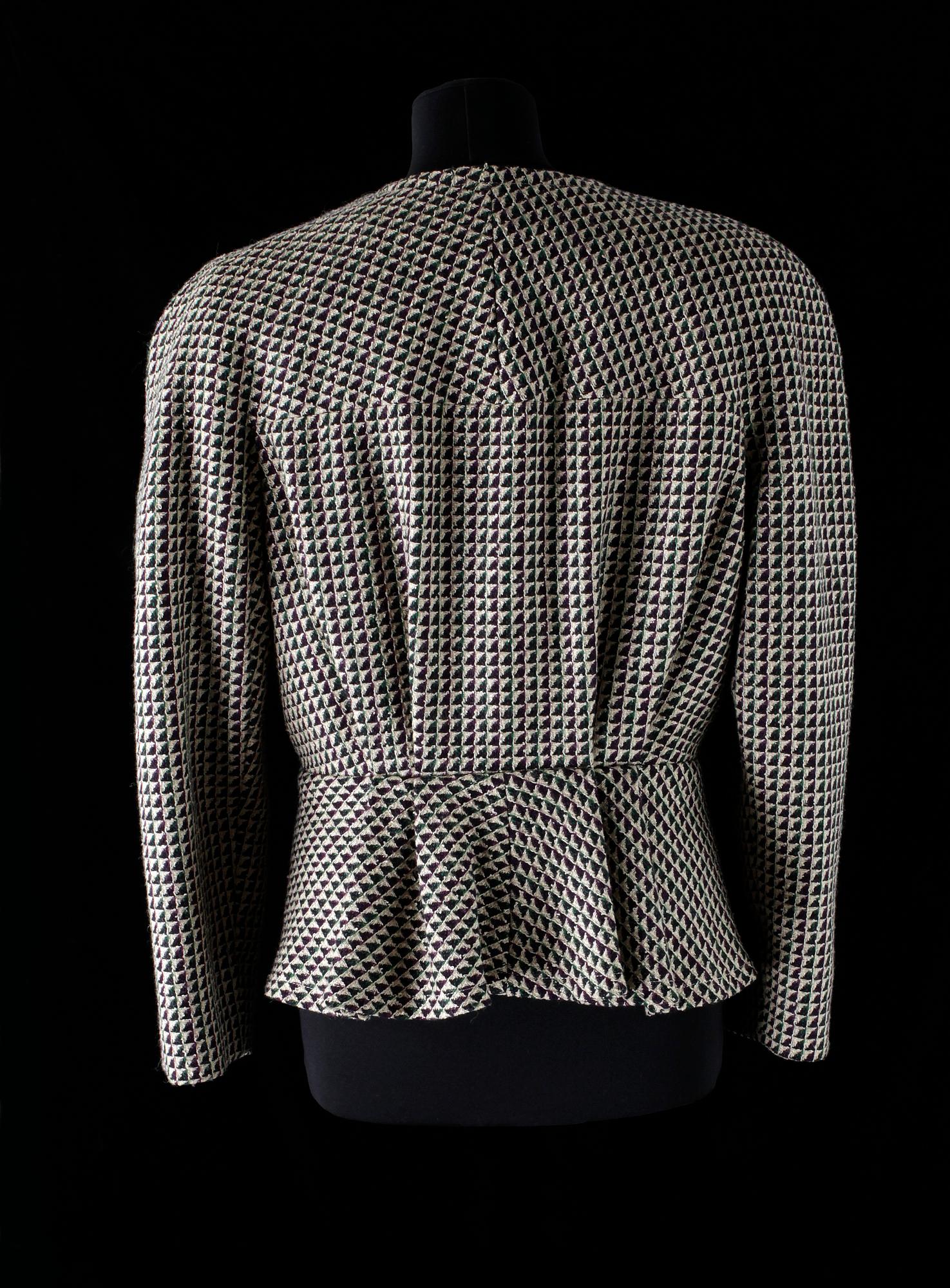 LANVIN, dräkt, 1980-tal.