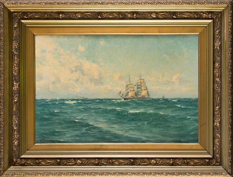 Woldemar Toppelius, Sailing ship.