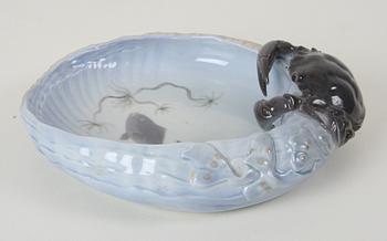 KRABBFAT, porslin, Royal Copenhagen.