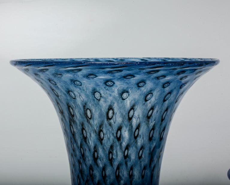 A glass vase and bowl by Bertil Vallien for Boda, second half of the 20th century.