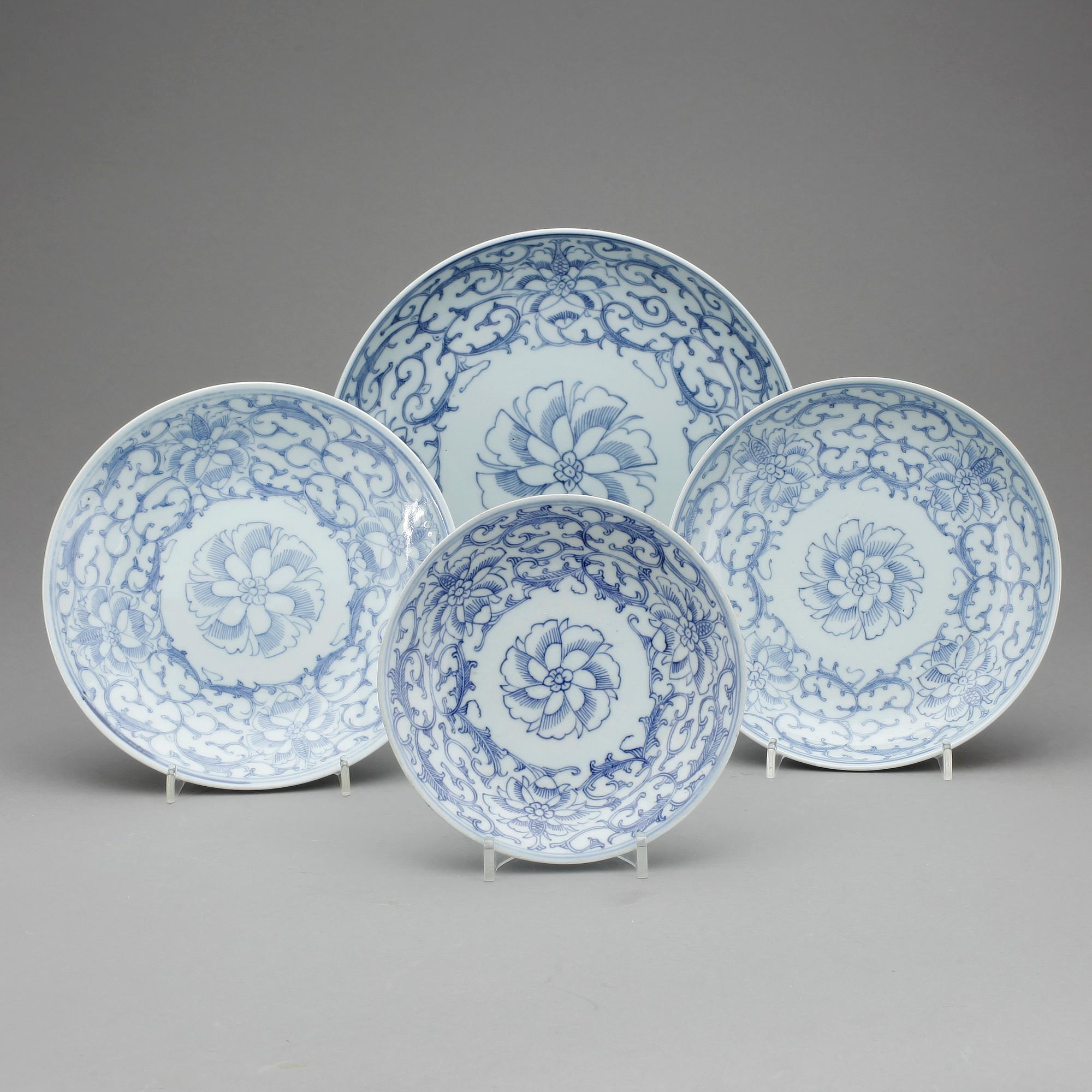 MATSERVIS, 41 delar, porslin, Kina, troligen 1800-tal.