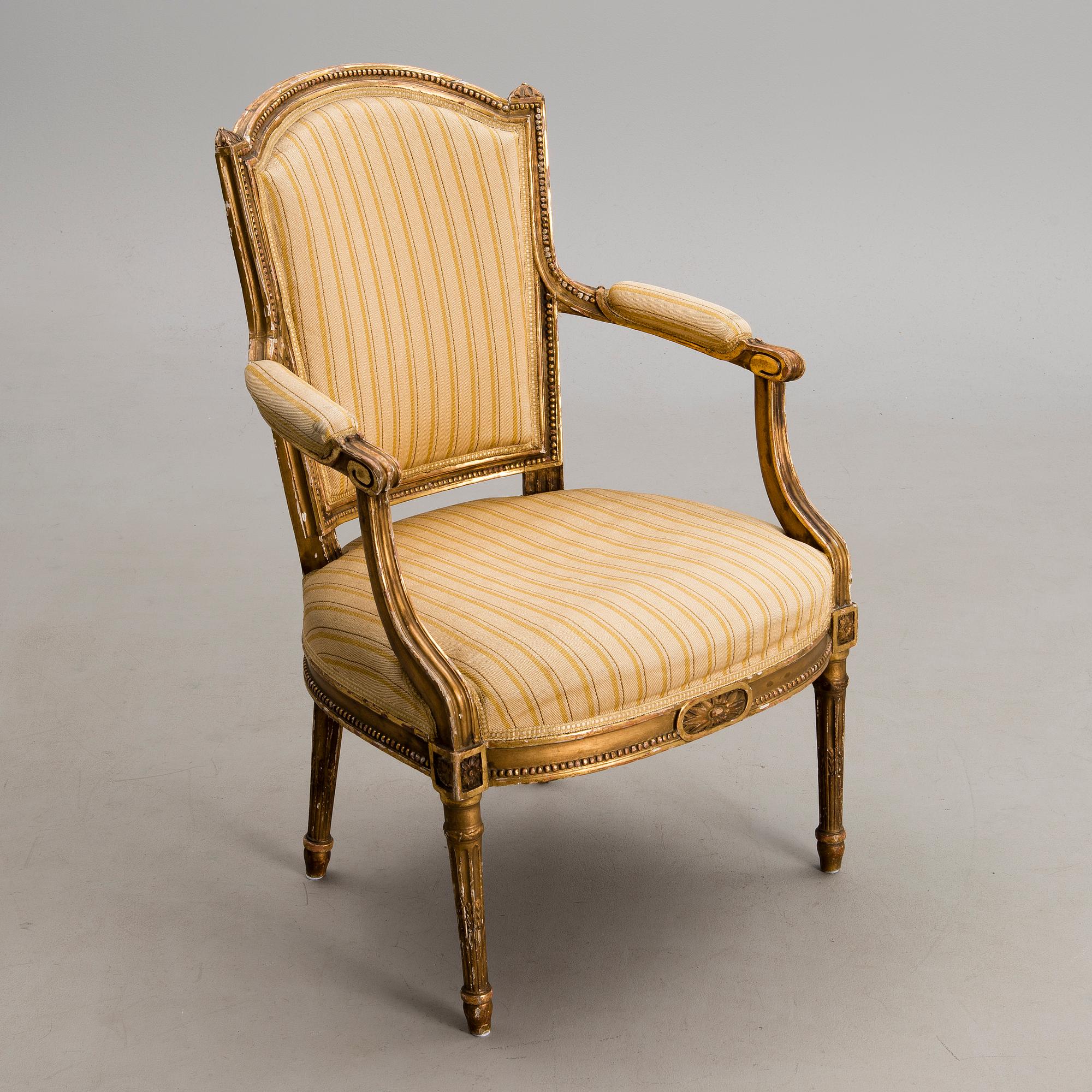 KARMSTOL, Louis XVI, Frankrike, 1700-talets senare hälft.