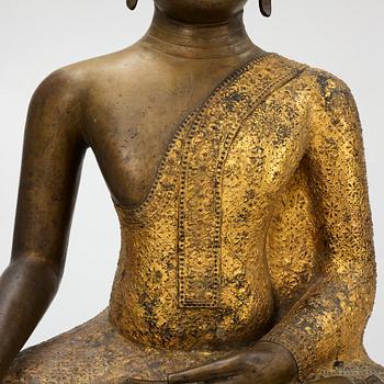 Budda, brons, Thailand, 1900-tal.
