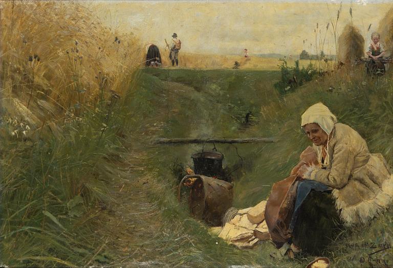 Anders Zorn, kopia efter, "Vårt dagliga bröd".