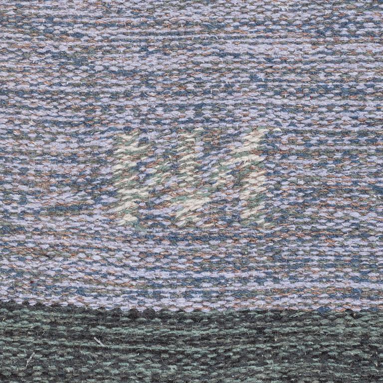 Rug, röllakan, indistinctly signed, approximately 200 x 135 cm.