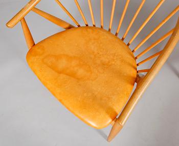 KARMSTOLAR, 2 st, "Solfjädern", Sonna Rosén, formgiven 1948.