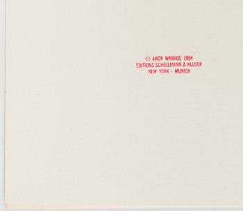 Andy Warhol, "Venus", from: "Details of renaissance paintings (Sandro Botticelli, Birth of Venus, 1482)".
