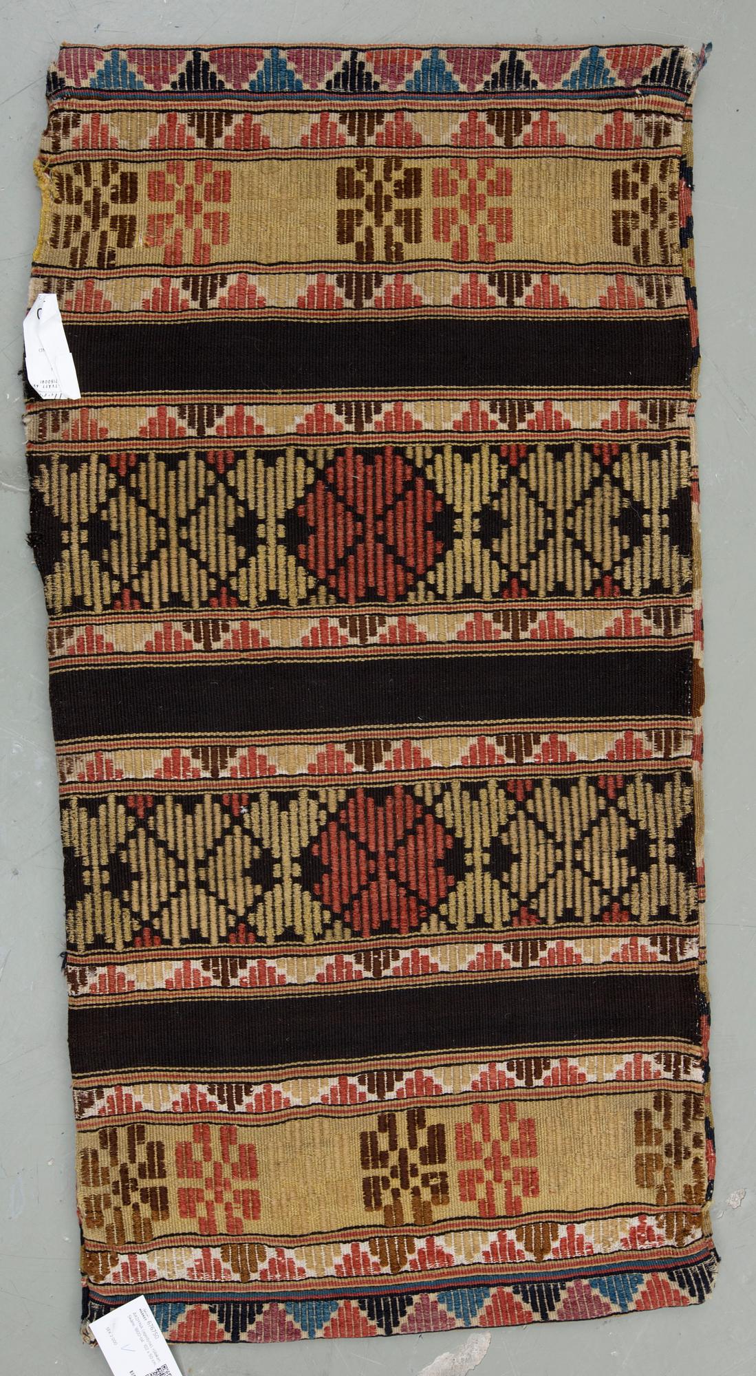 ÅKDYNA (agedyna), rölakan, allmoge, Skåne, 1800-tal.  102 x 50 cm.