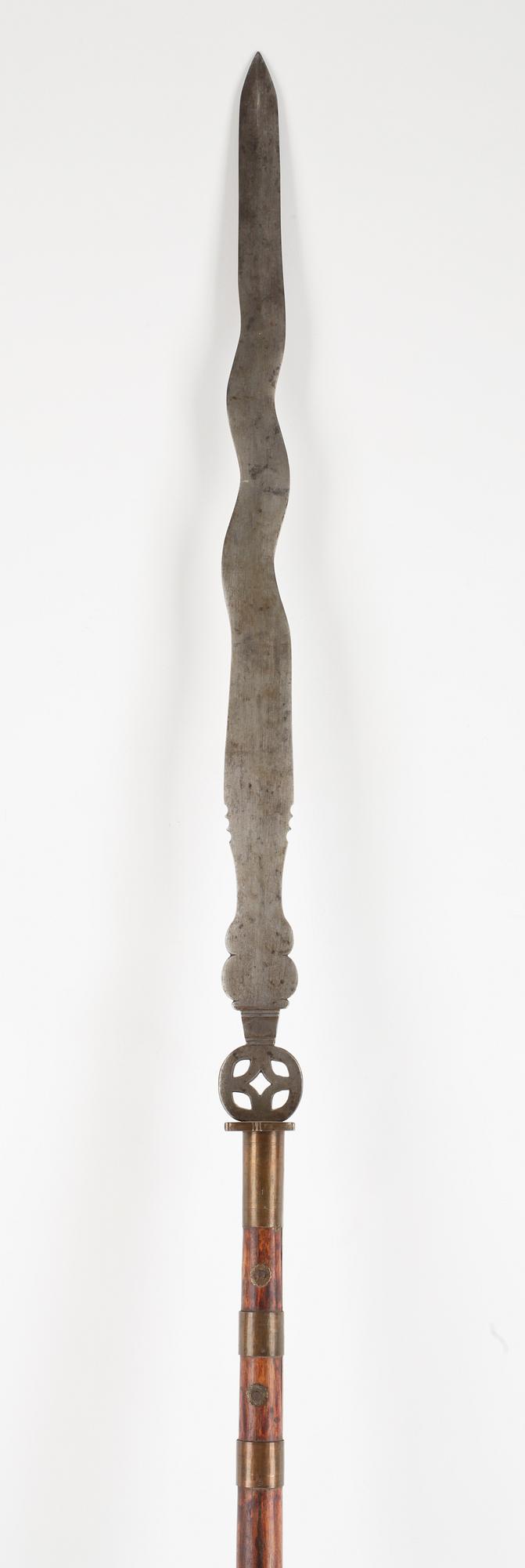 STÅNGVAPEN, orientaliskt, 1800/1900-tal.