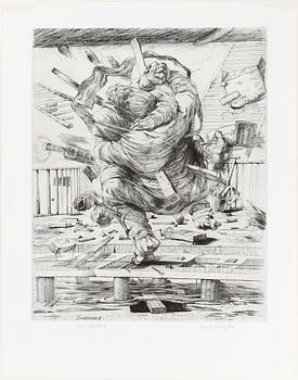 Björn Brusewitz · BJÖRN BRUSEWITZ, etsning, signerad, daterad 1978