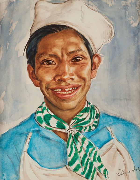 Nils von Dardel, "Mexican Indian Chef".