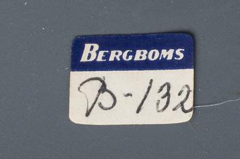 BORDSLAMPOR, ett par,Bergboms,  mässing, 1900-talets andra hälft.