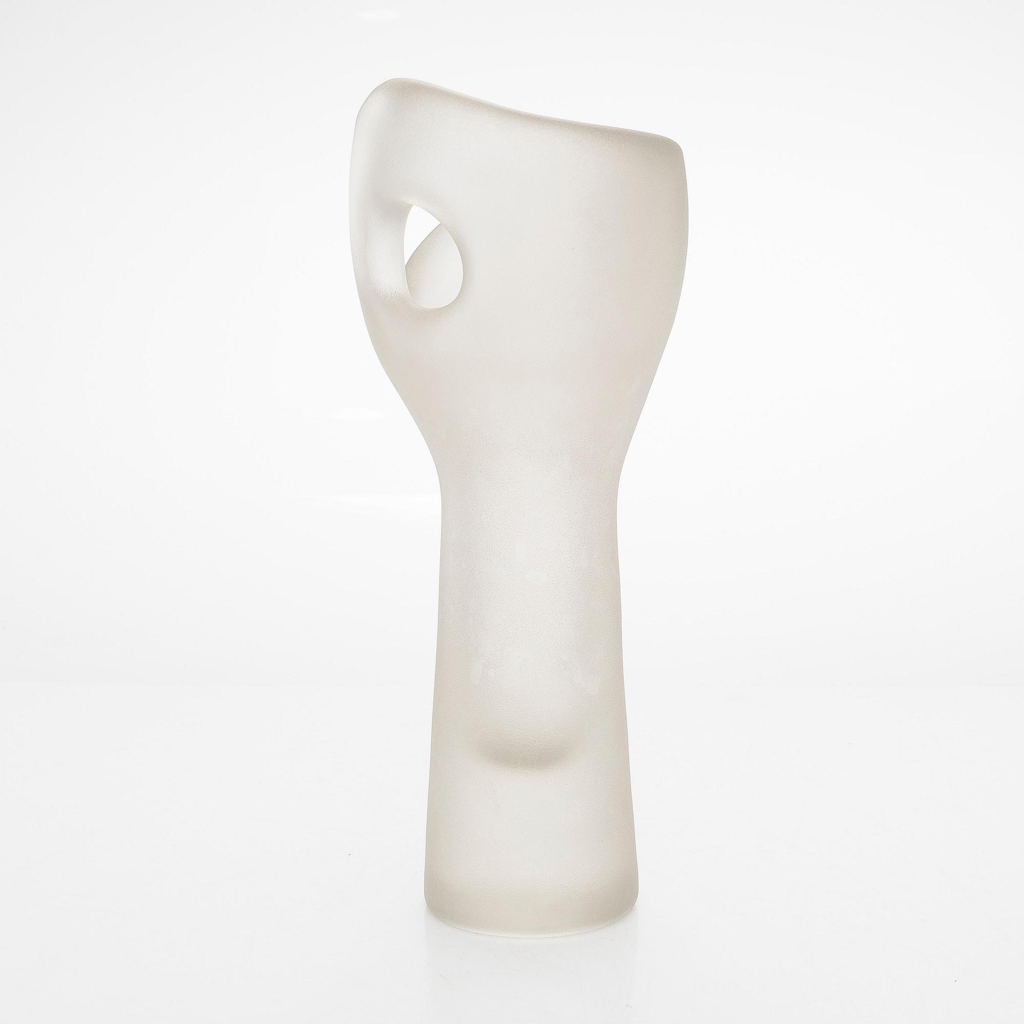 Timo Sarpaneva, vas, glas, signerad Timo Sarpaneva Iittala.