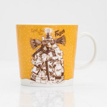 Muminmugg, porslin, "Fazer Café", Moomin Characters, Arabia 2004, numrerad 207/400.