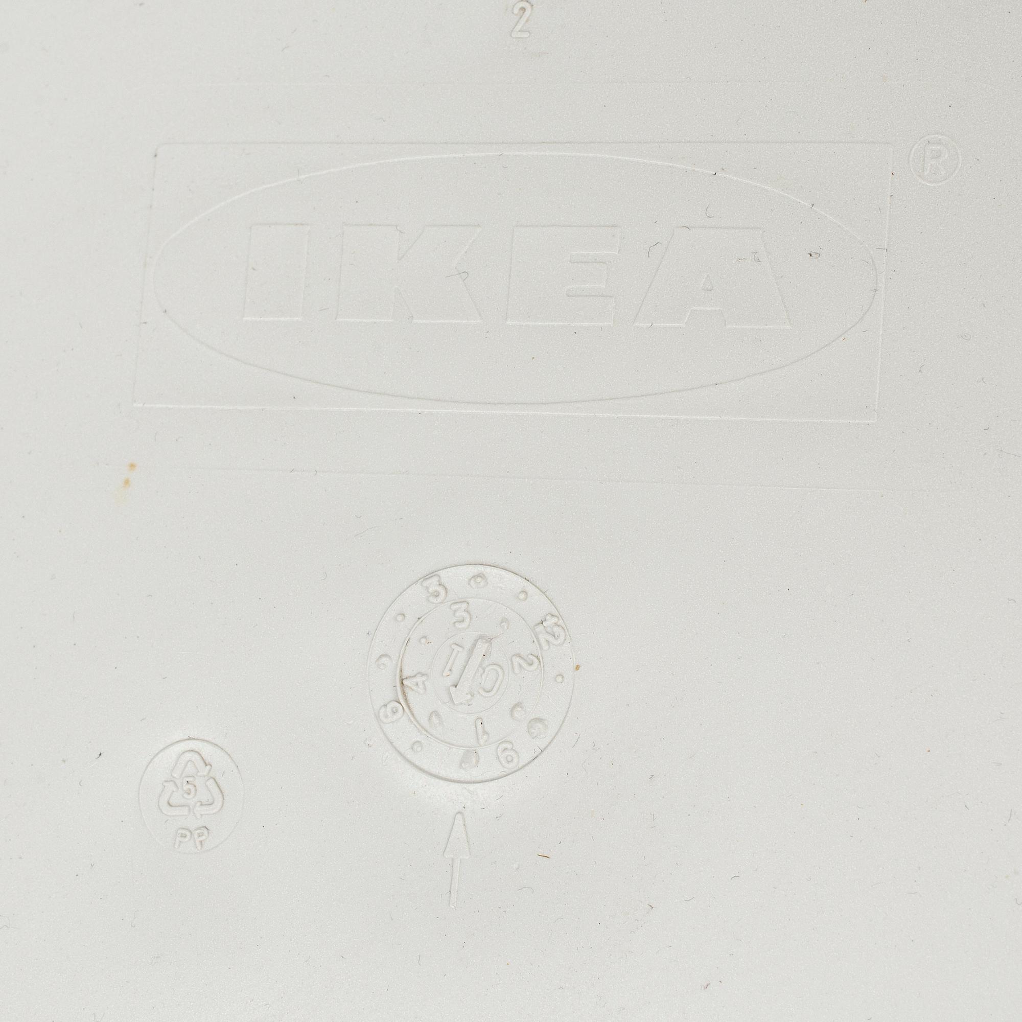 Five 'Öglan' chairs by Gillis Lundgren, IKEA.