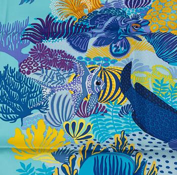 Hermès, scarf, "Under the Waves".