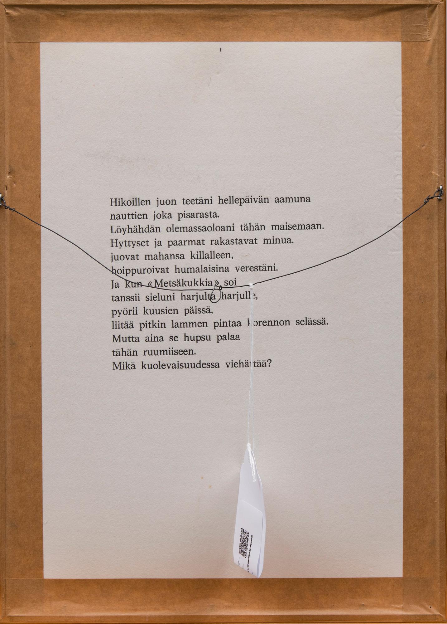 VÄINÖ ROUVINEN, akvatint, signerad, daterad 1980 och numrerad 64/100.