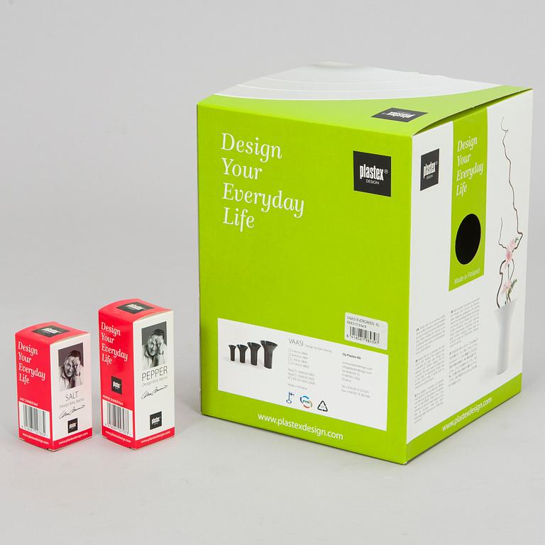 Eero Aarnio, erä kodintuotteita, 13 kpl, eri valmistajia.