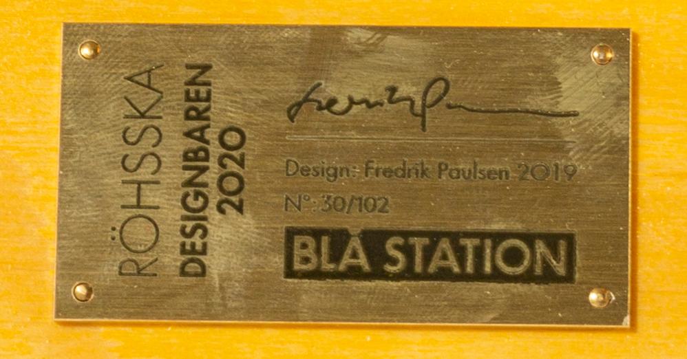 FREDRIK PAULSEN, "Röhsska"Designbaren, chair, Blå Station 2020, Chair 30/102.