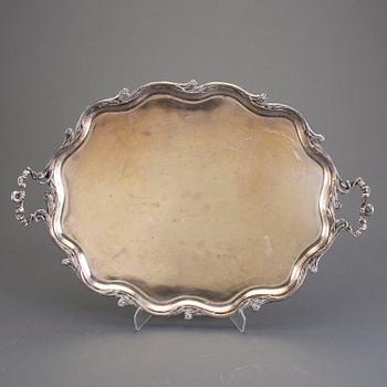 BRICKA, nysilver, Frankrike, 1800-tal.