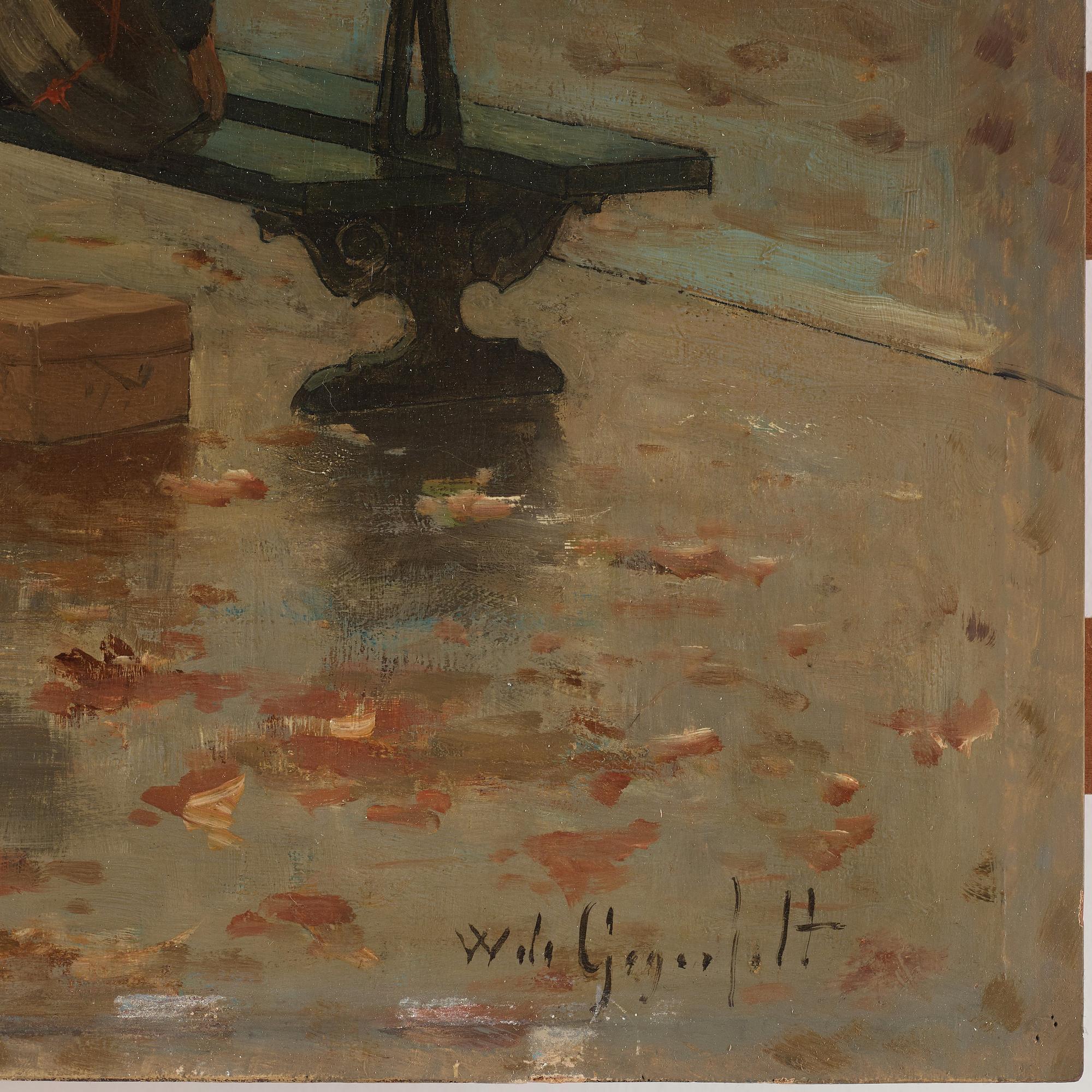 Wilhelm von Gegerfelt, Rainy skies over Paris.