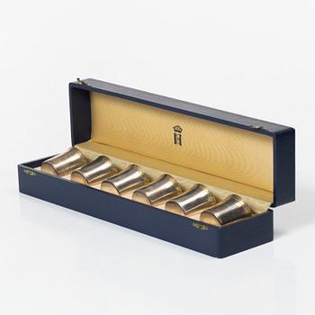 C.G. Hallberg, Six silver cups, Stockholm 1955.