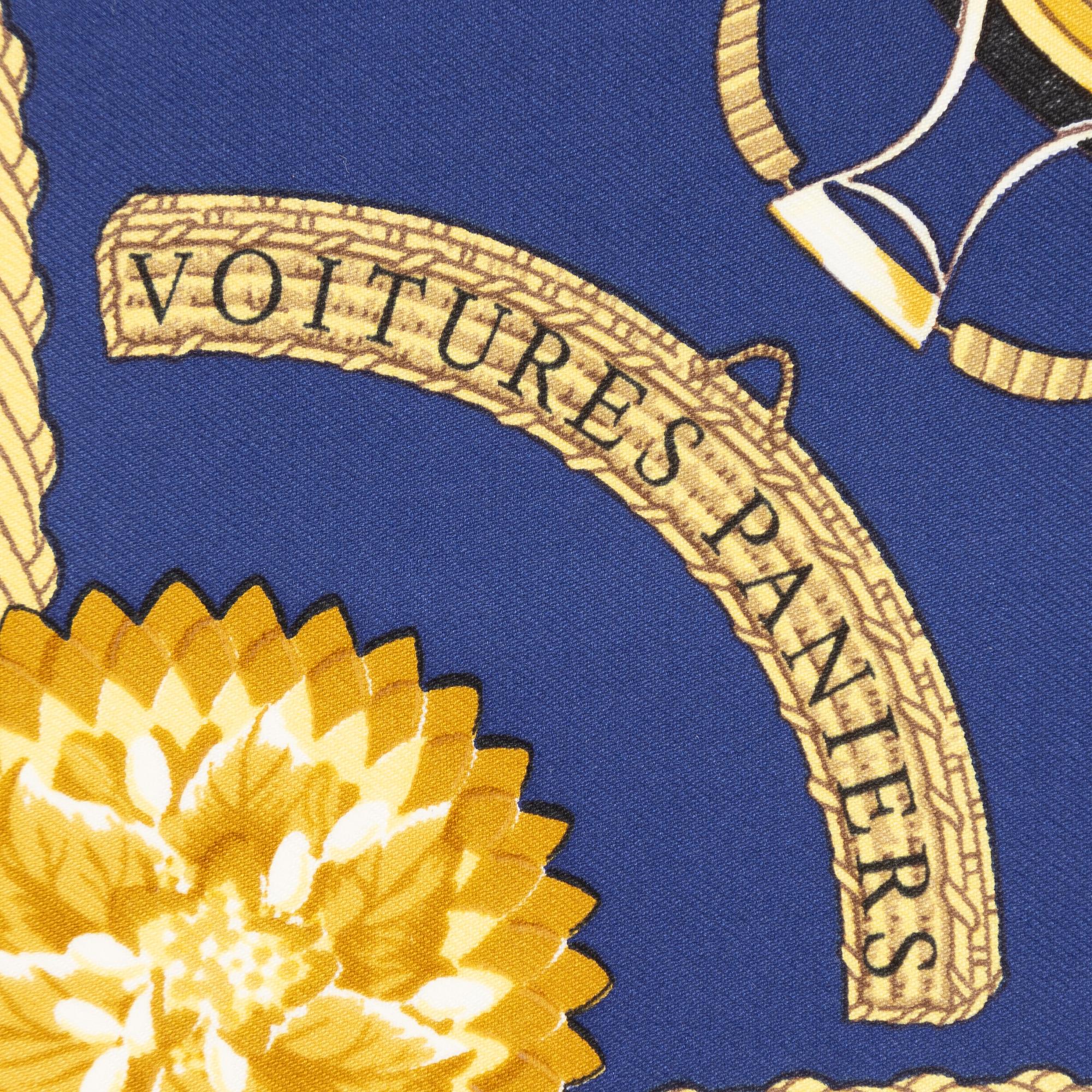 Hermès, scarf, "Voitures Paniers".