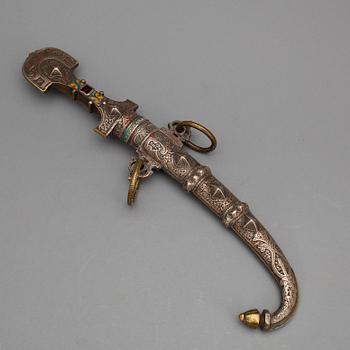 YAMBYA, silver och mässing, troligen Nordafrika 1900-talets början.