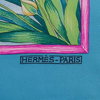 HERMÈS, scarf, "Giverny".