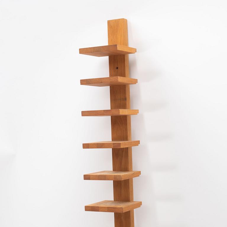 A 'Pilaster' shelf by John Kandell for Källemo, designed 1988.