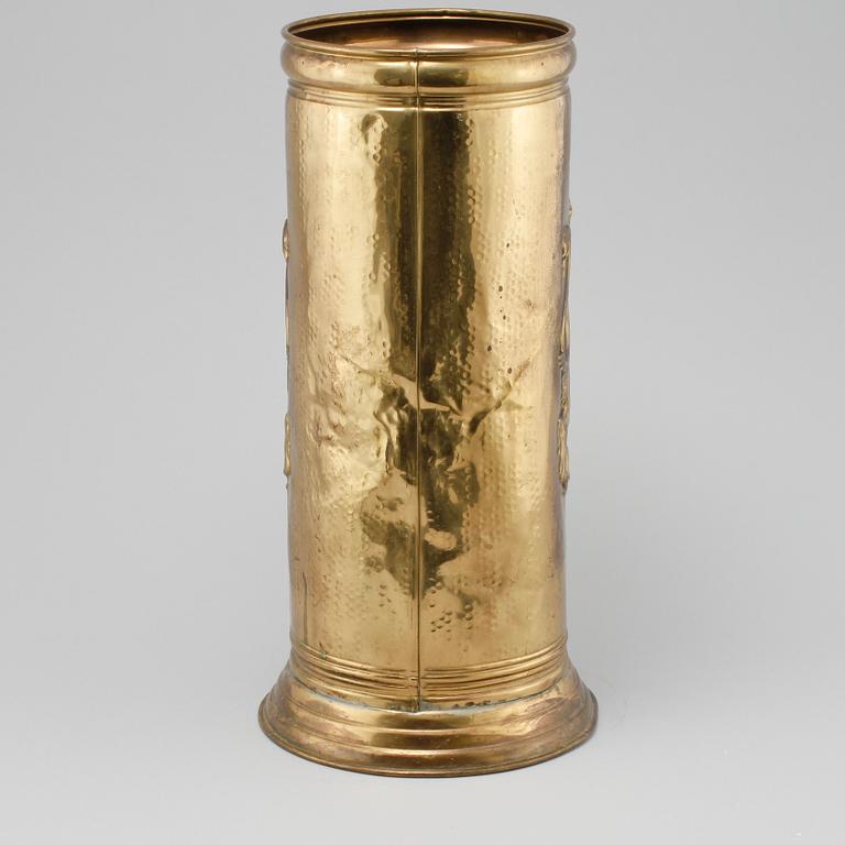 PARAPLYSTÄLL, mässing, Peerage, England, omkring 1900-talets mitt.