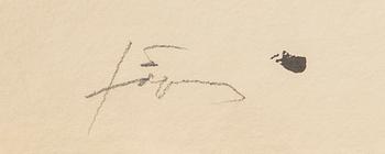 Antoni Tàpies, Mapp med etsningar och färglitografier, 5 st.