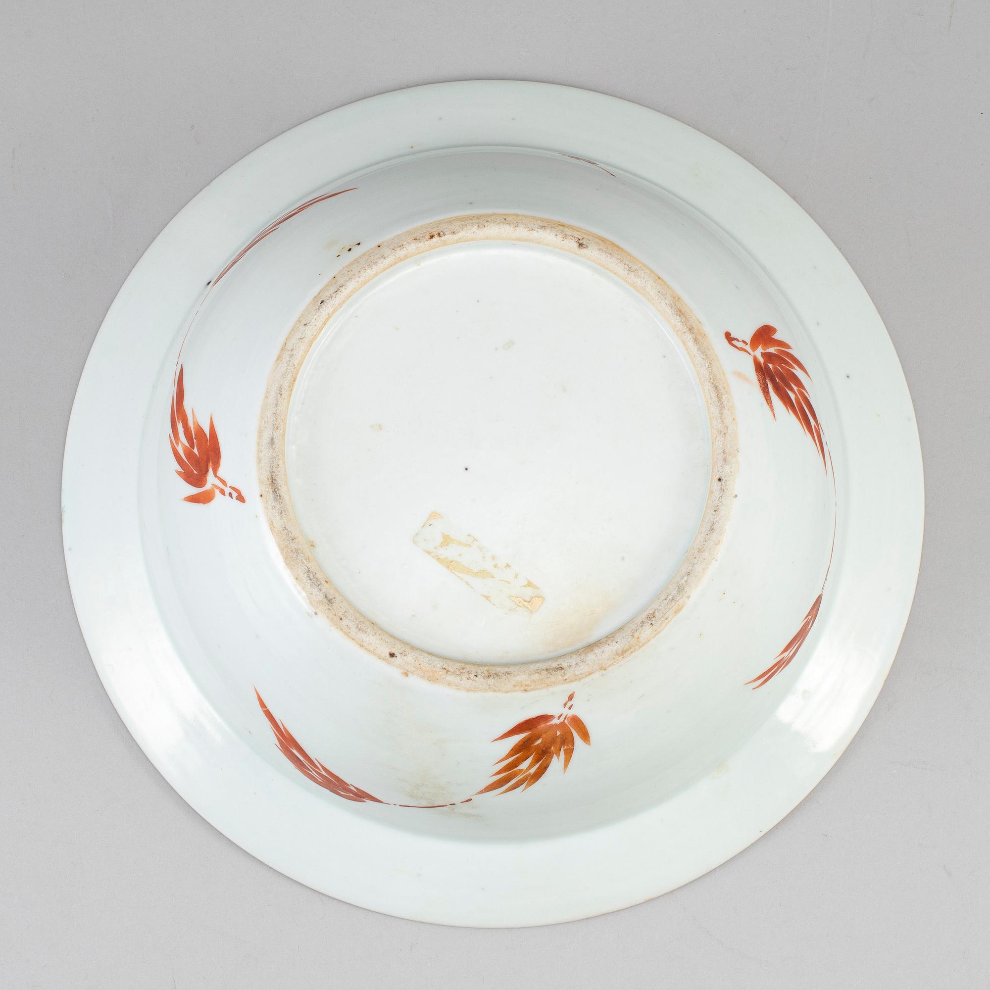 SKÅL, porslin. Qingdynastin, sent 1800-tal.