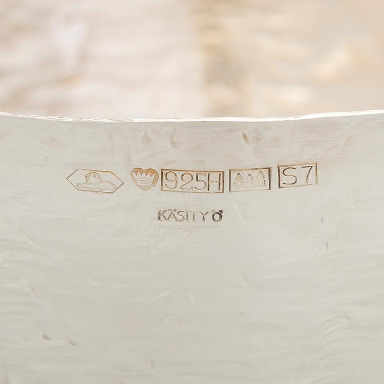 Tapio Wirkkala, A set of five silver bowls, Kultakeskus, Hämeenlinna 1970, 1971, 1978, 1979 and 2006.