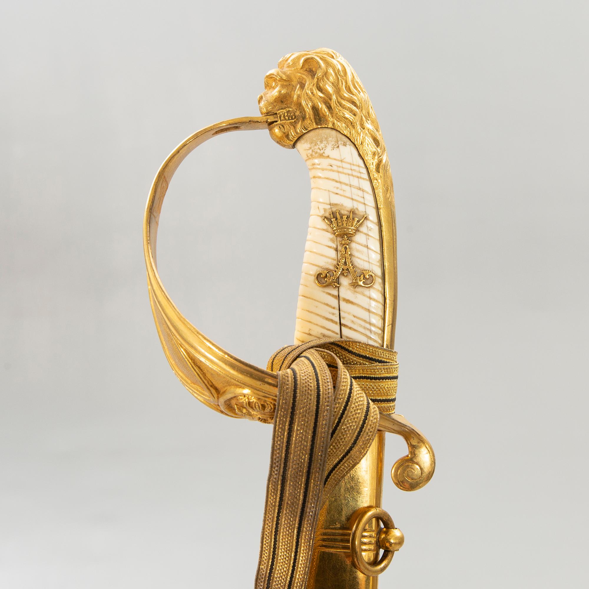 WWI Imperial German Officer Naval Kriegsmarine Sword & Portepee.