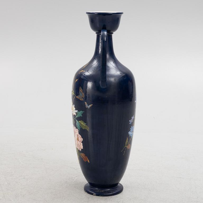 Algot Erikson, a floor vase, Rörstrand, circa 1900.