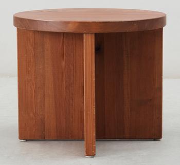 An Axel Einar Hjorth 'Lovö' stained pine table, Nordiska Kompaniet, Sweden 1930's.