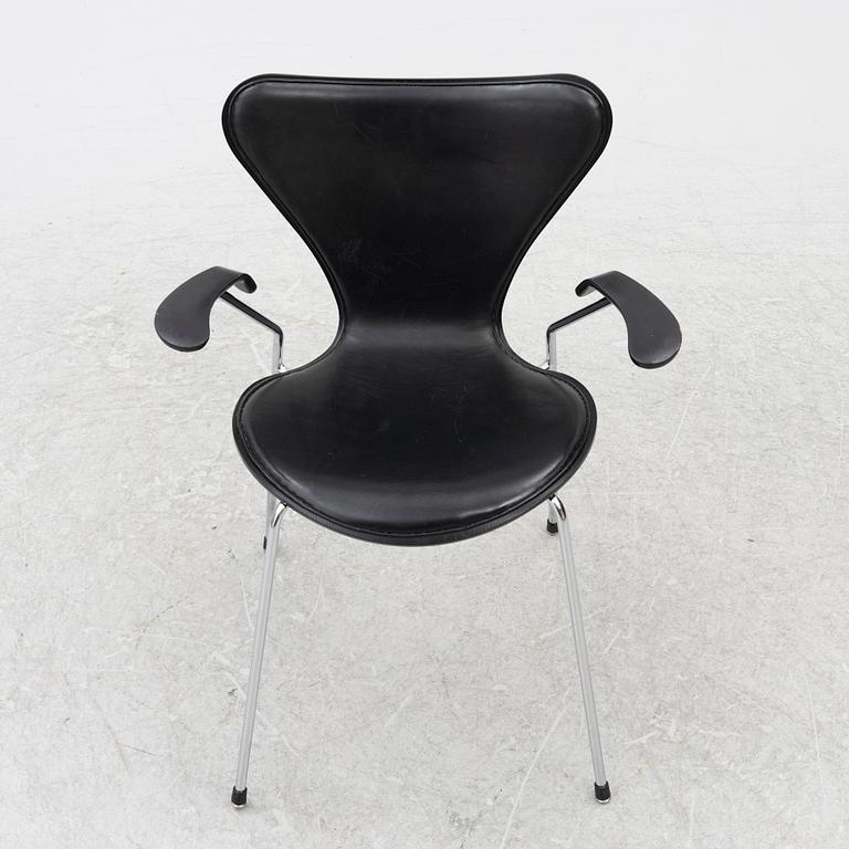 Arne Jacobsen, Armchairs, 4 pcs, "The Seven", Fritz Hansen, Denmark, 2006.