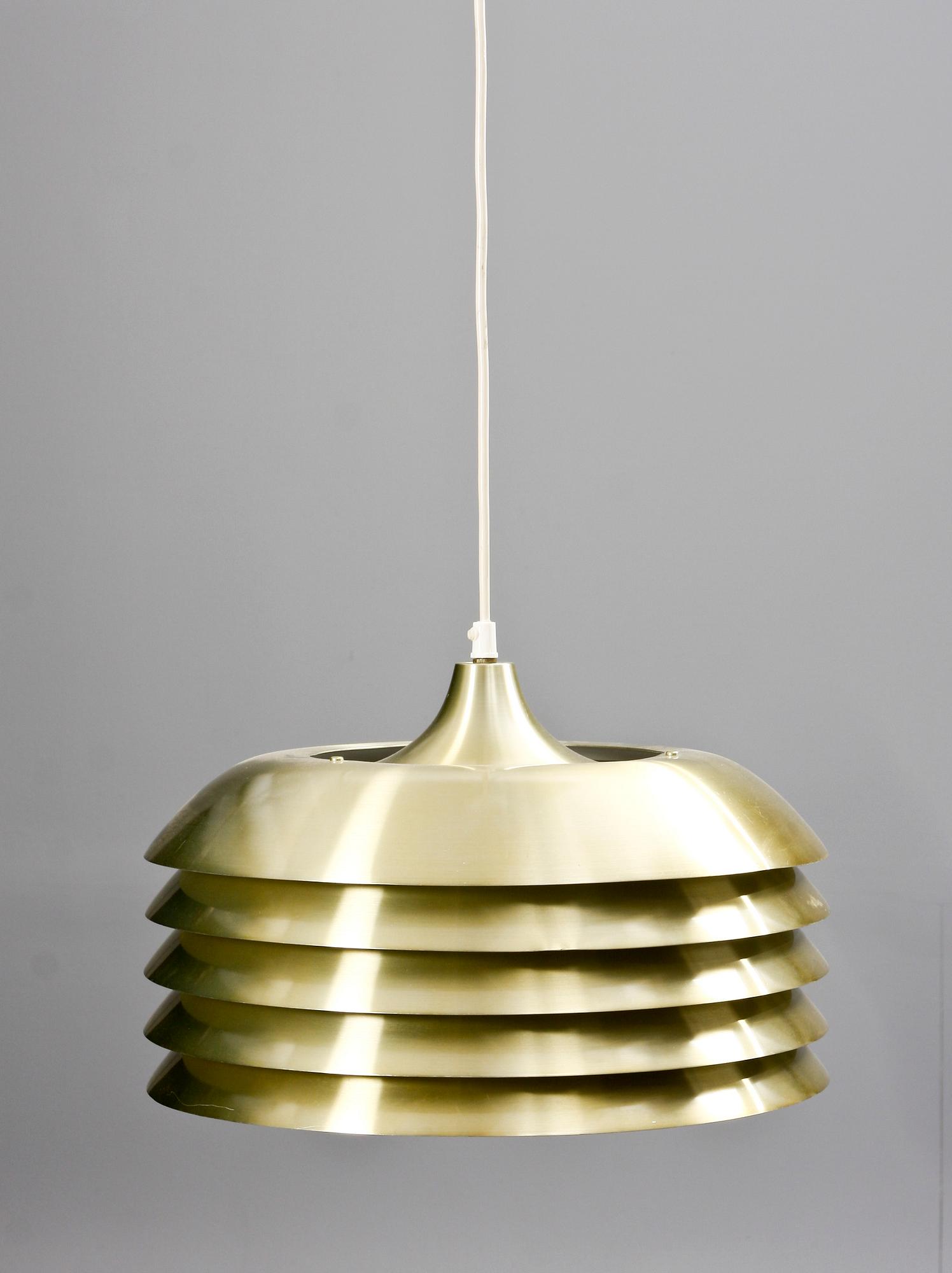 TAKLAMPA och VÄGGLAMPOR, ett par, Hans Agne Jacobsson, Markaryd, 1950/60-tal.