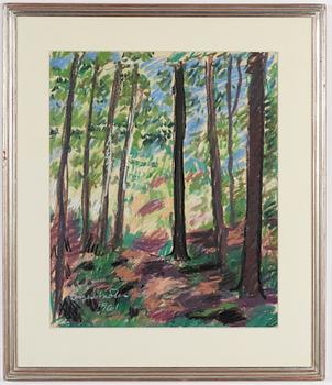 Inge Schiöler, "Motiv från Öddö" (Augusti 1961).