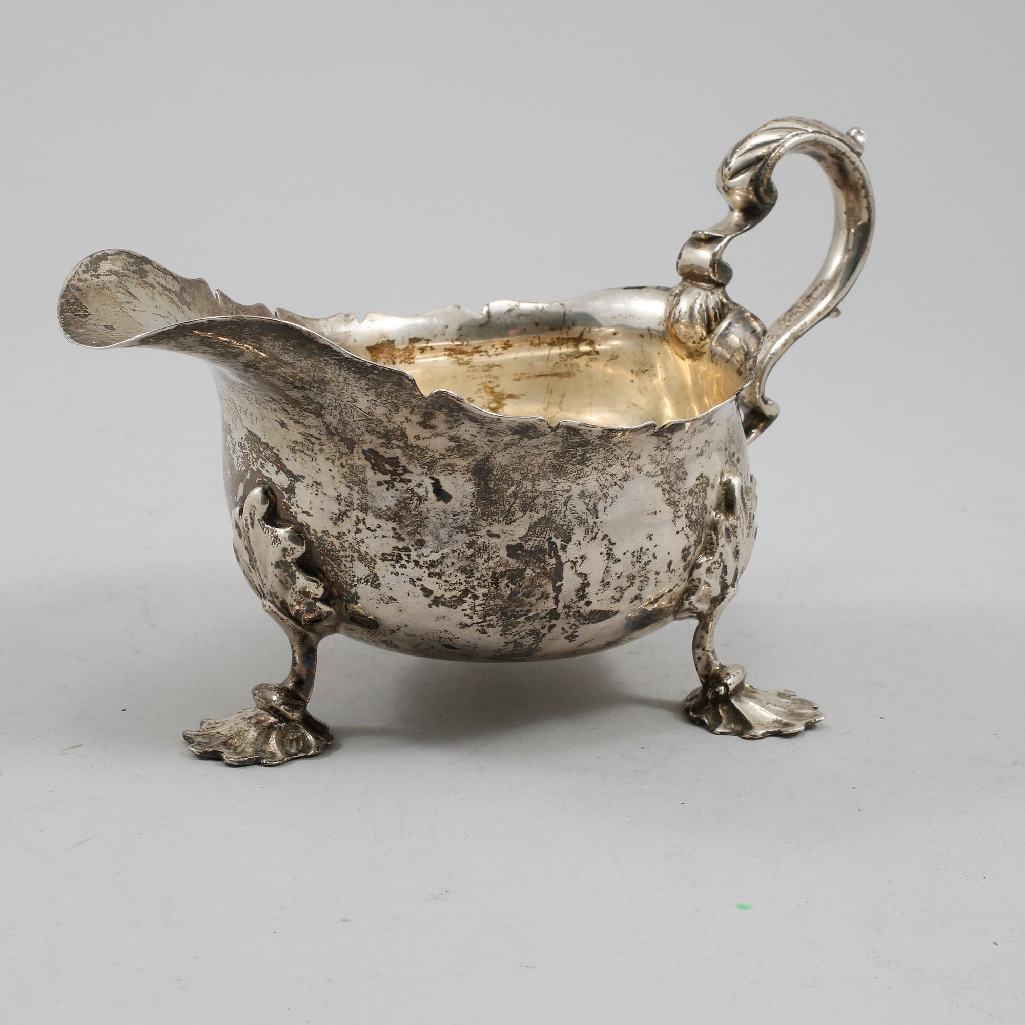 GRÄDDSNIPA, silver, Birmingham, England, 1887, vikt 348 gram.