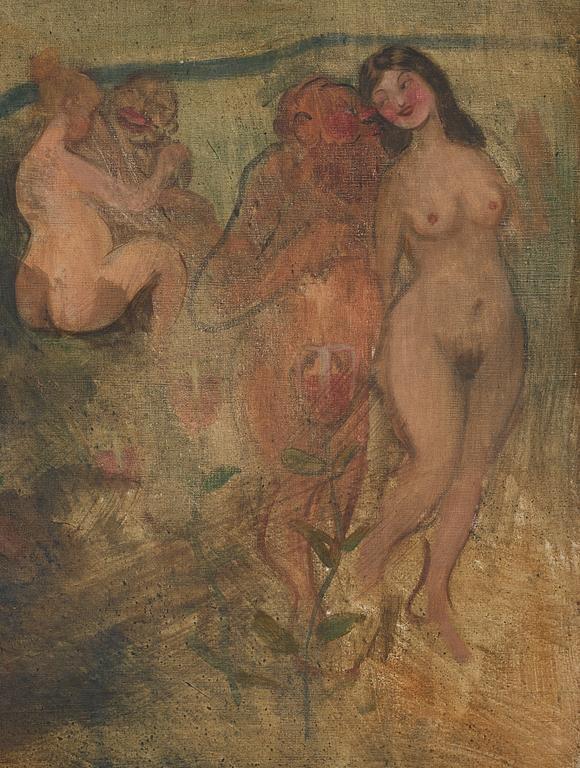 Ivar Arosenius, ”Paradisets lustgård” (The Garden of Paradise).